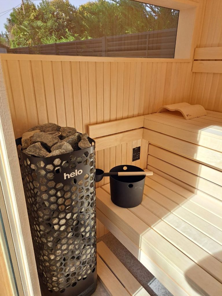 Finska zunanja savna Garden Savne Štrus 3